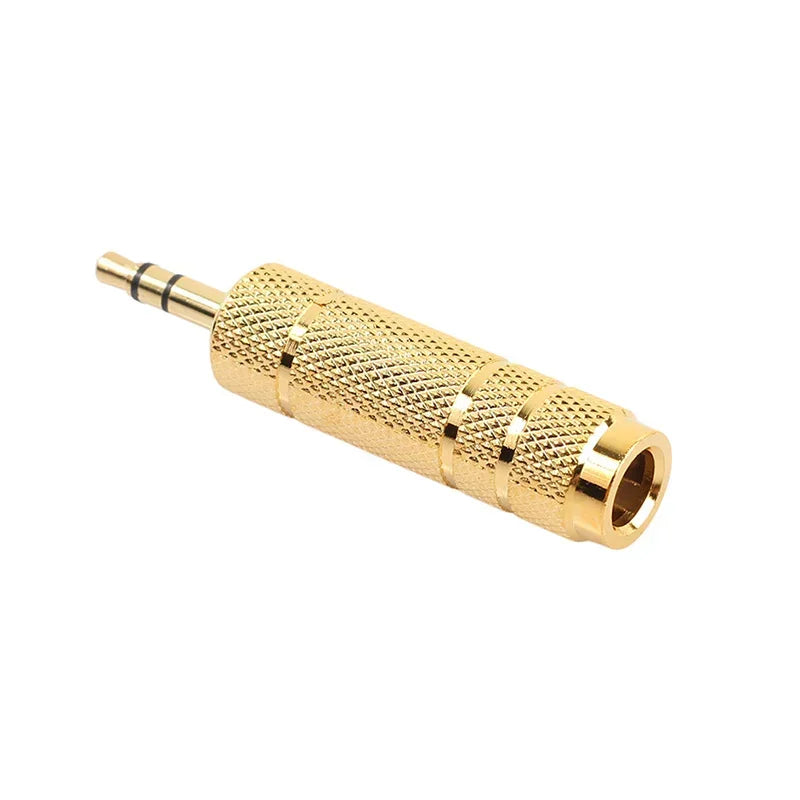 6.35mm to 3.5mm Headphone Adapter | Gold-Plated Audio Converter Audio Jack Adapter Richie's