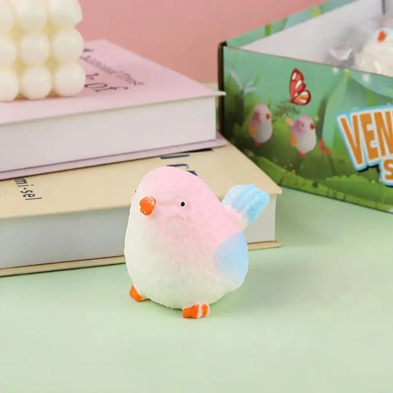 Colorful Bird Slow Rising Squeeze Fidget Toy for Kids & Adults Squeeze Fidget Toy Richie's A1