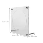 Clear Acrylic CD Stand Rack – Desktop Vinyl Record Display CD Display Stand Richie's