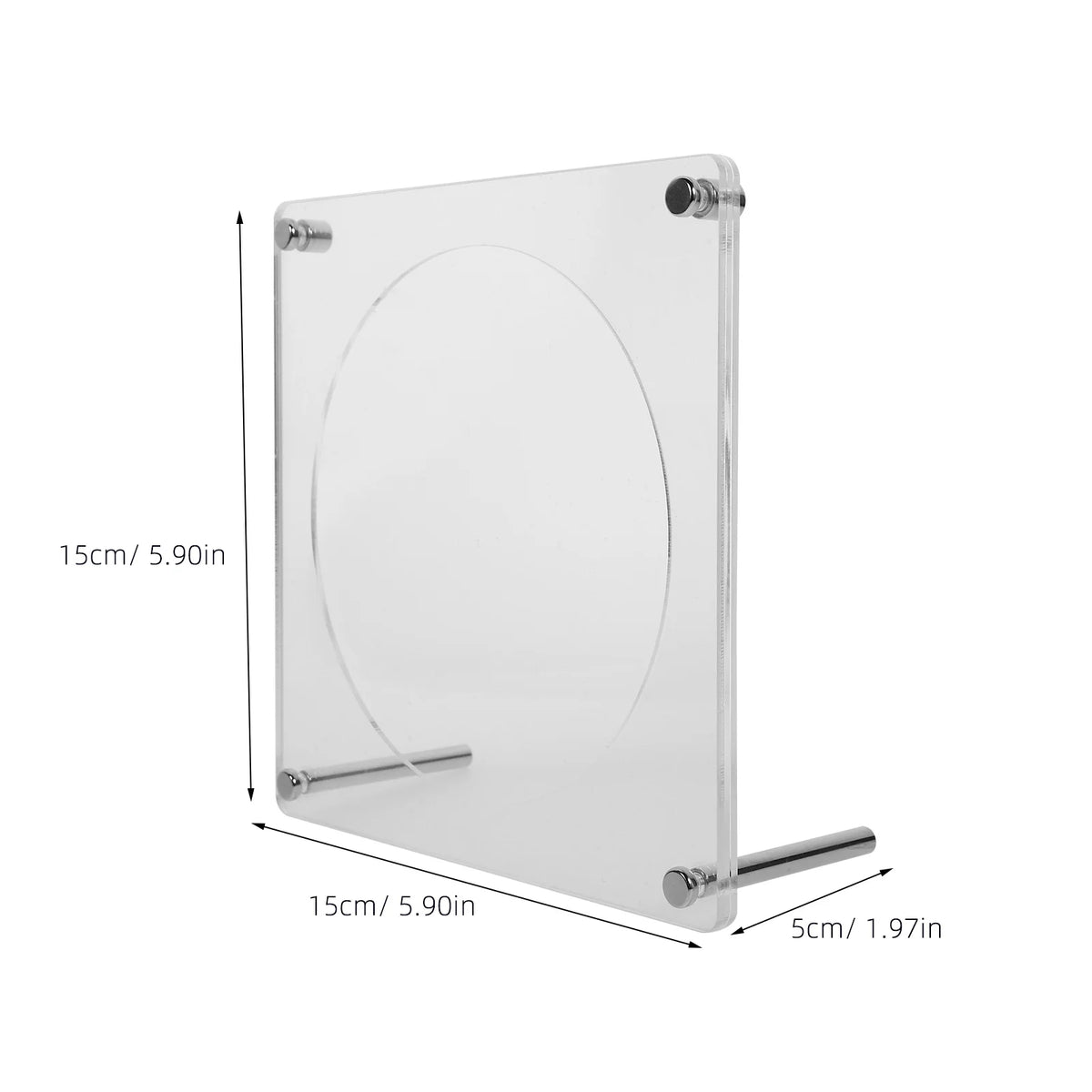 Clear Acrylic CD Stand Rack – Desktop Vinyl Record Display CD Display Stand Richie's