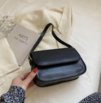 Elegant PU Leather Shoulder & Crossbody Bag for Women Shoulder Crossbody Bag Richie's black 23cmx15cmx5cm