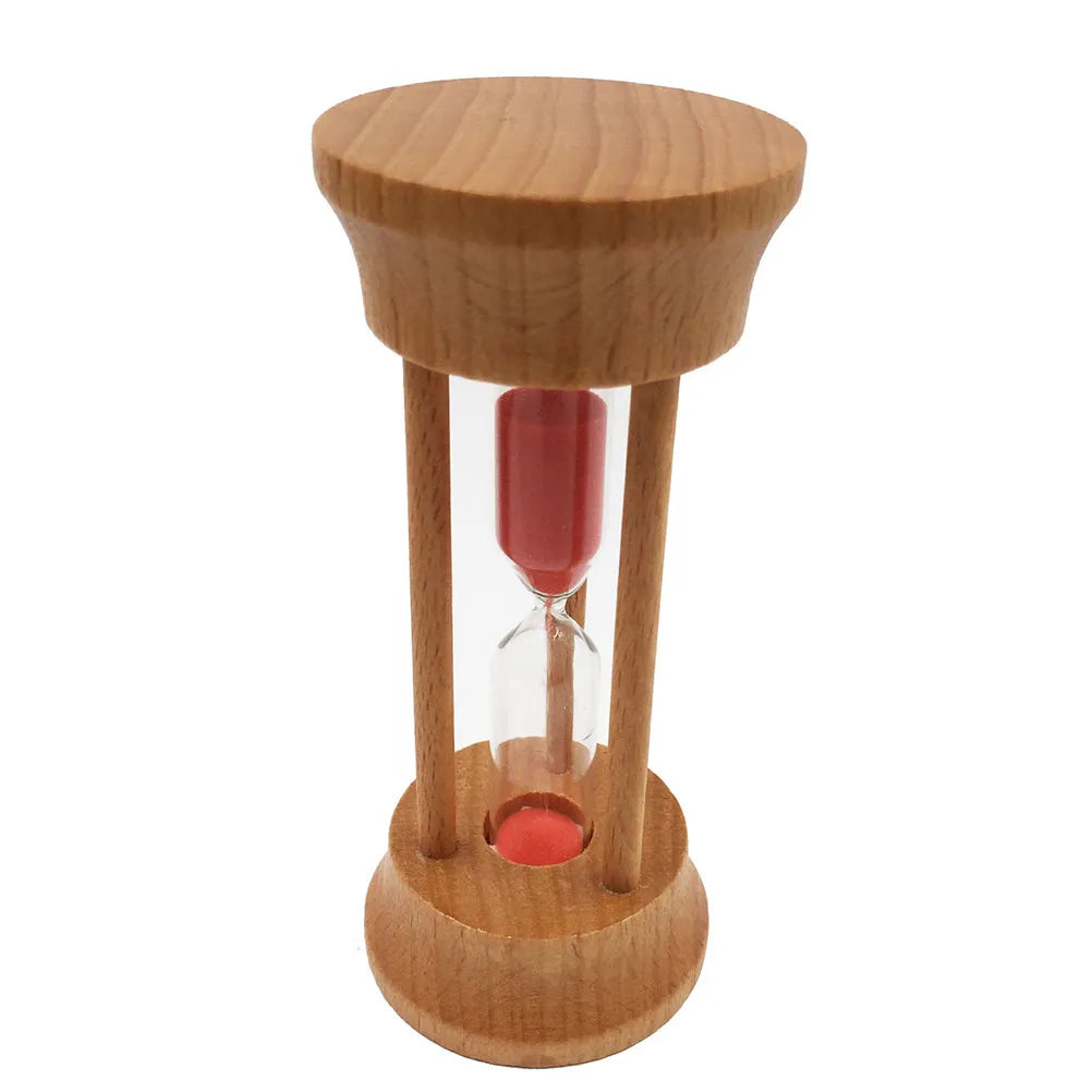 3-Minute Wooden Hourglass Sand Timer – Home & Office Decor Decorative Sand Timer Richie's