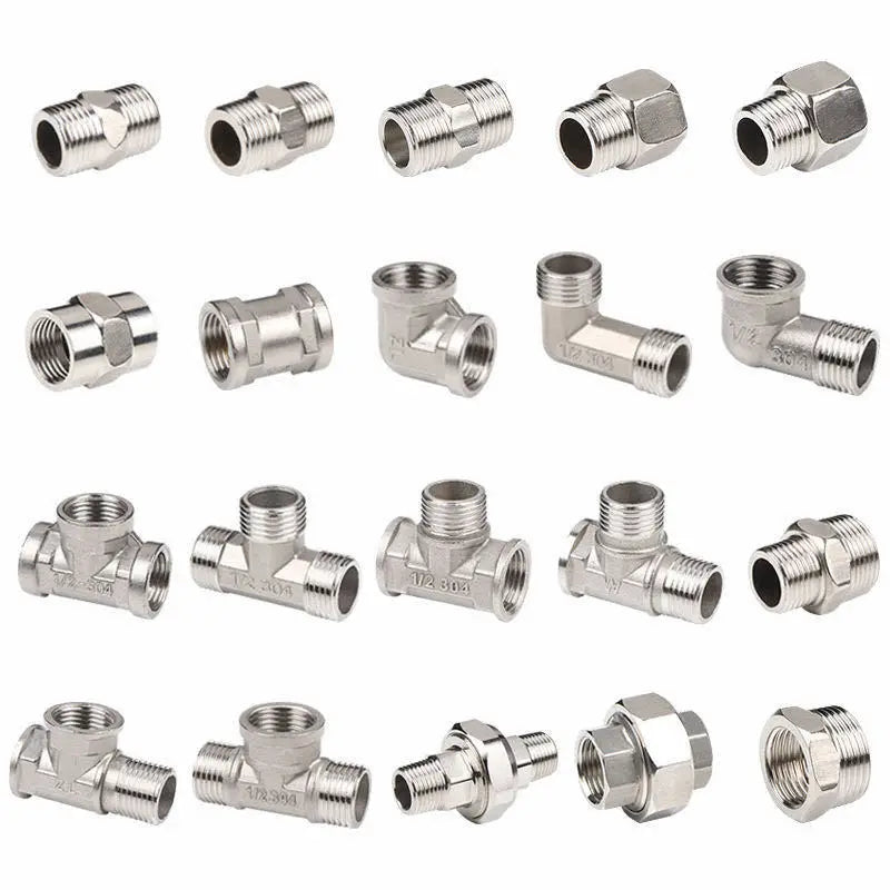 Stainless Steel Pipe Fittings Tee Elbow Reducer DN20 DN15 Pipe Fittings Richie's