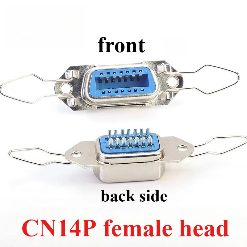 57 Series Centronics Connector CN14/24/36/50P Male Female Ribbon Cable Cable Connector Adapter Richie's CN14P Female