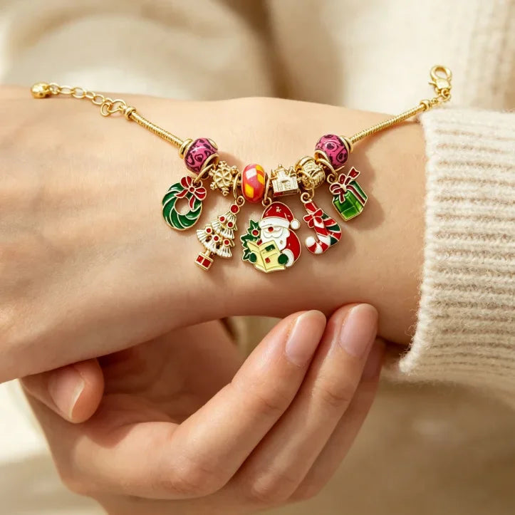 Women's Adjustable Gold Snake Bead Bracelet | Christmas Gift Holiday Charm Bracelet Richie's Bracelet 1 Pc