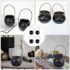 4-Pack Halloween Candy Buckets – Black Trick or Treat Pails Halloween Candy Buckets Richie's Default Title