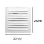 Aluminum Alloy Air Vent Grille Cover 150–300mm | Metal Screen Vent Grille Cover Richie's