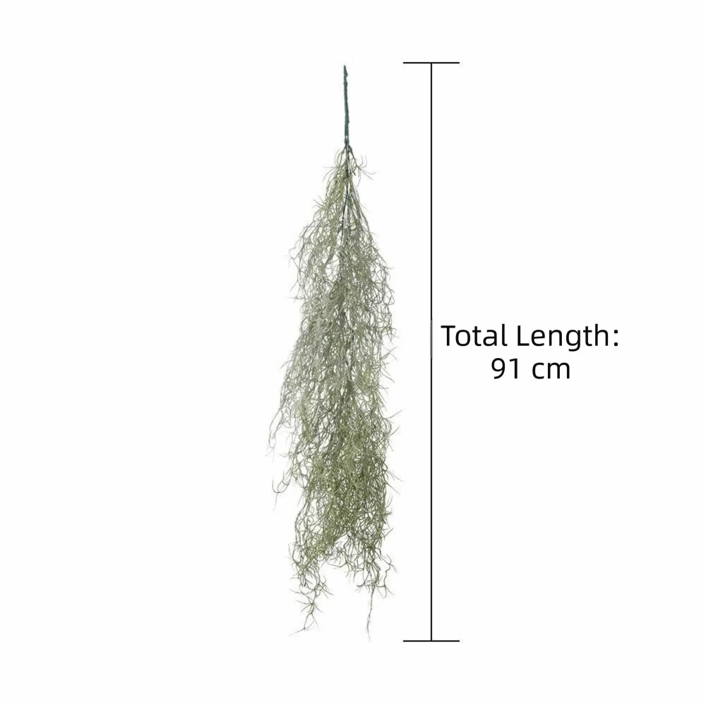 Artificial Hanging Grass Plant 91cm – Faux Green Wall Décor Artificial Hanging Plant Richie's