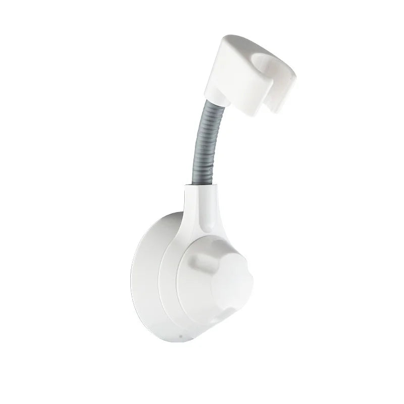 Suction Cup Shower Head Holder – 360° Adjustable, No Drill Shower Head Holder Richie's white