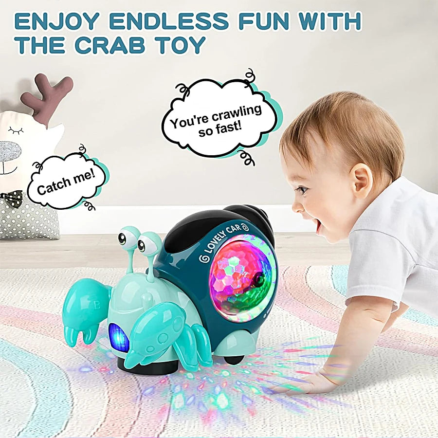 Baby Electric Crawling Snail Toy – Musical & Luminous Interactive Toddler Toy Richie's