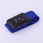 TSA Lock Luggage Strap – Adjustable Password Suitcase Belt Luggage Security Strap Richie's Dark Blue