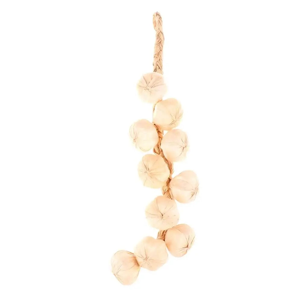 Artificial Foam Vegetable String Hanging Kitchen Home Decor Artificial Hanging Decor Richie's White garlic
