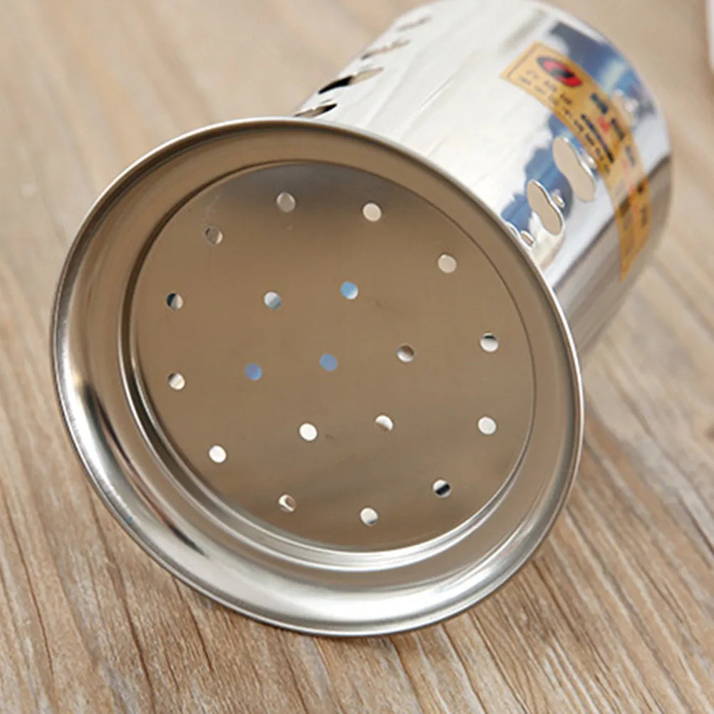 Stainless Steel Utensil Holder & Flatware Organizer with Drainage Utensil Holder Richie's