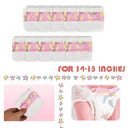 10Pcs Reborn Baby Doll Diapers Pretend Play Accessories 14-18" Doll Accessories Richie's