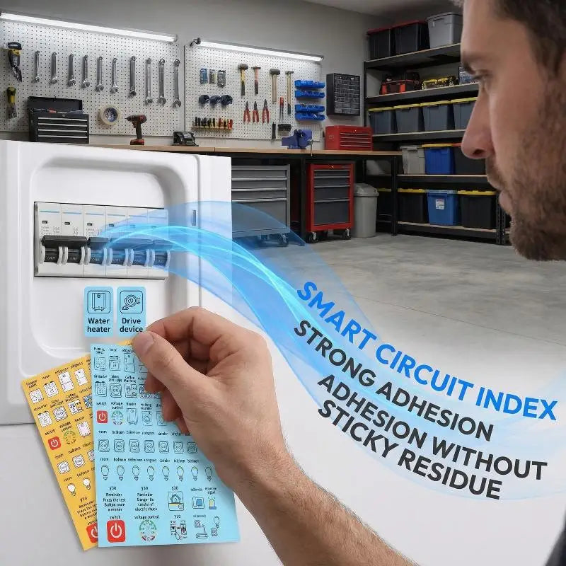 Waterproof Circuit Breaker Labels – Electric Box Sticker Sheets Electrical Panel Labels Richie's