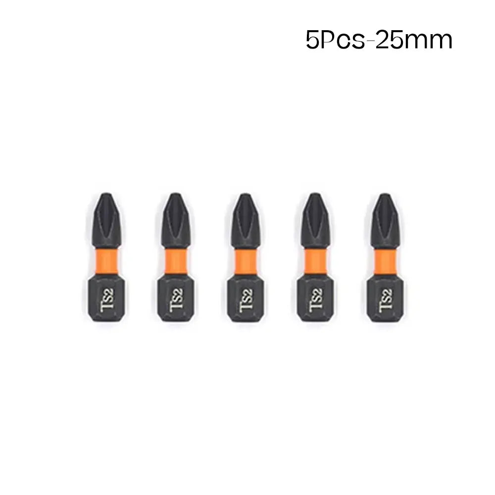 PH2 Magnetic Impact Phillips Screwdriver Bit Set – Hex Shank Screwdriver Bit Set Richie's 5Pcs 25mm