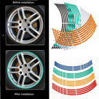Reflective Wheel Rim Tape Sticker Strips for Motorcycle & Bike Wheel Rim Sticker Richie's