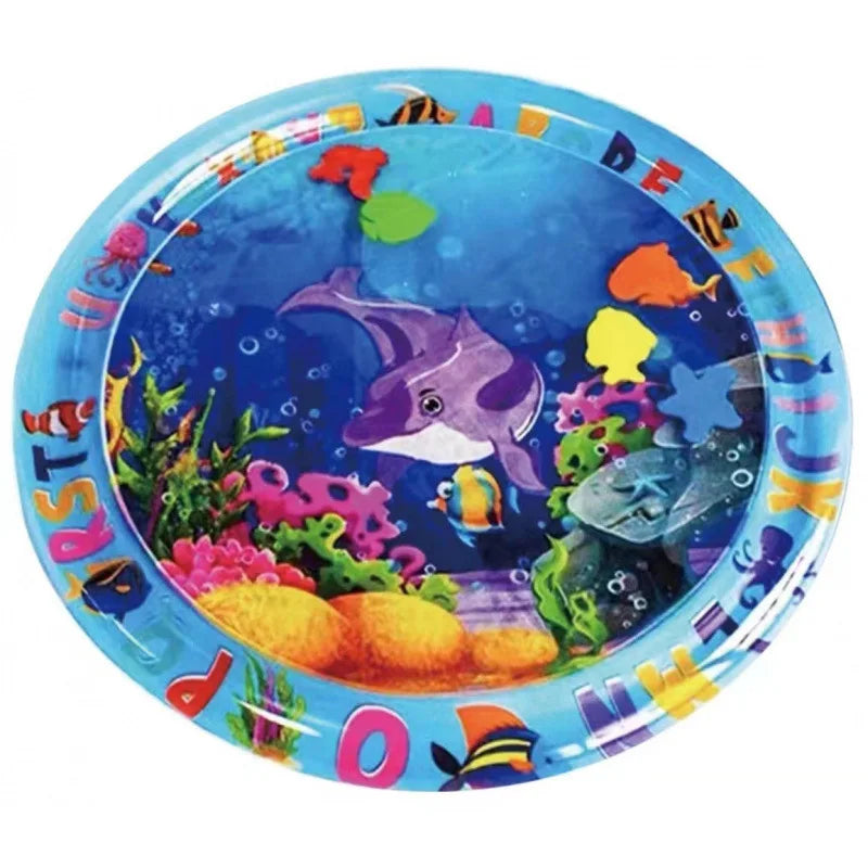 Spill-Proof Water Sensory Cat Mat – Floating Fish PVC Toy Interactive Cat Toy Richie's random style 1PC