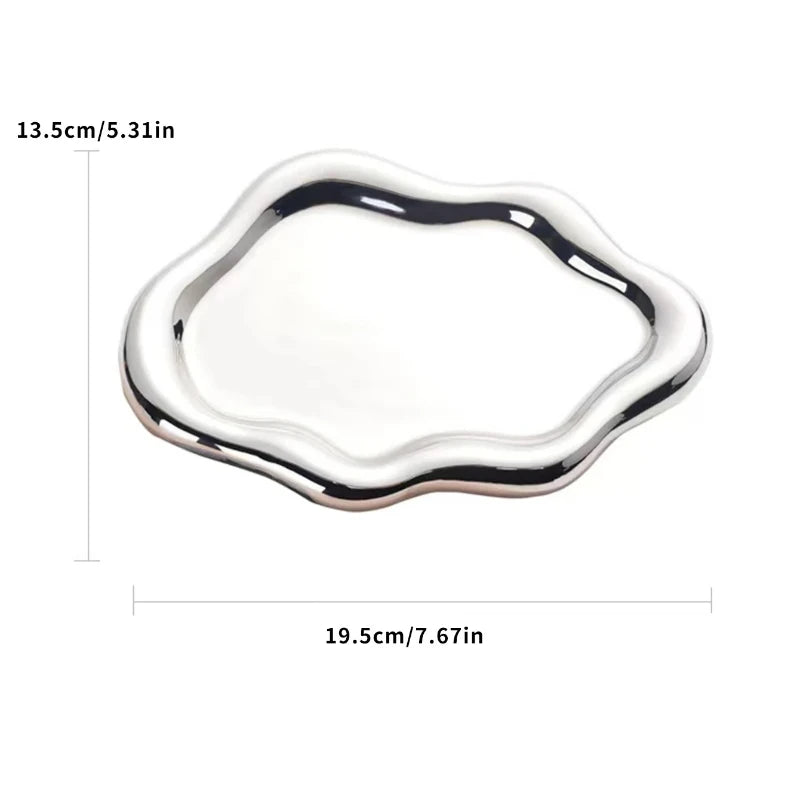 Cloud Jewelry Storage Tray – Earring & Desktop Organizer Jewelry Storage Tray Richie's Silver 1pc