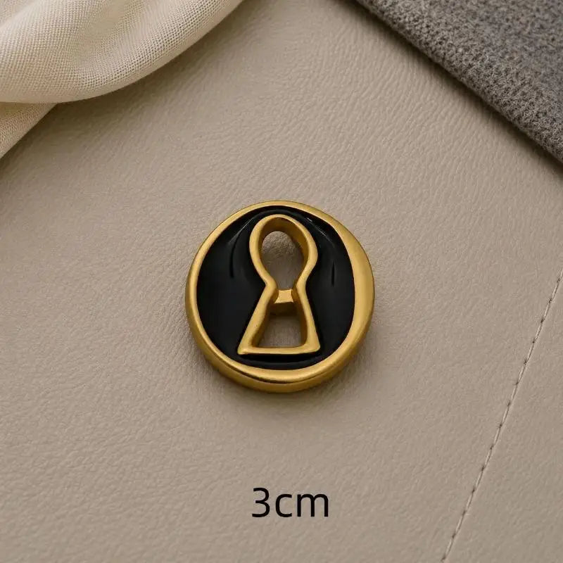 Eye-Shaped Shank Button – Creative Alloy Sweater Accessory Shank Button Richie's A18