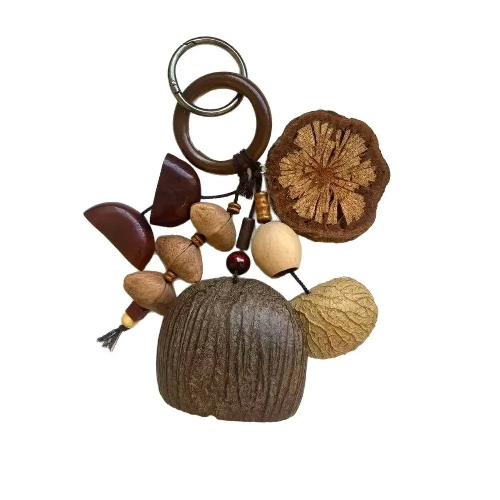 Handmade Natural Nut Shell Hanging Bell Pendant | Home Decor Hanging Bell Pendant Richie's 1PC