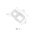 2Pcs Silicone Door Handle Stopper Anti-Collision Wall Protector Door Stopper Pad Richie's 2pcs clear