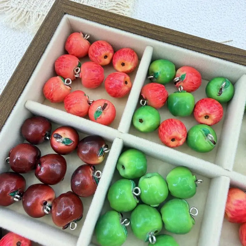 3D Resin Fruit Charms 5-Piece DIY Jewelry Making Set Jewelry Charms Richie's