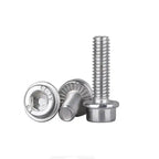 304 Stainless Steel Serrated Flange Hex Socket Screws M2–M8 Flange Hex Screws Richie's