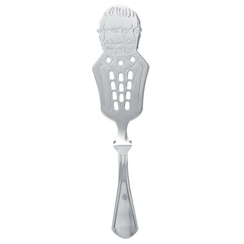 Stainless Steel Absinthe Spoon – Sugar Cube Slotted Strainer Absinthe Bar Spoon Richie's Head Shaped