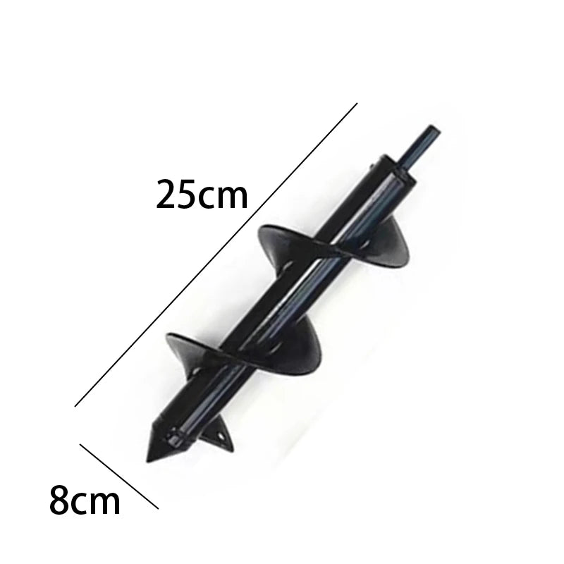 Spiral Garden Auger Drill Bit for Planting Bulbs & Soil Garden Auger Drill Bit Richie's 8x25cm