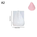 Strawberry Silicone Candle Mold – 1/4 Cavity DIY Fruit Shape Silicone Candle Mold Richie's A2