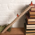 Wooden Climbing Santa Advent Calendar 2025 – 24 Stairs Christmas Advent Calendar Richie's