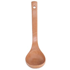Solid Wood Long Handle Kitchen Stirring Spoon – Natural Ladle Wooden Kitchen Spoon Richie's Brown