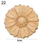Floral Wood Carved Appliques – Decorative Furniture Corner Accents Wood Carved Applique Richie's 22
