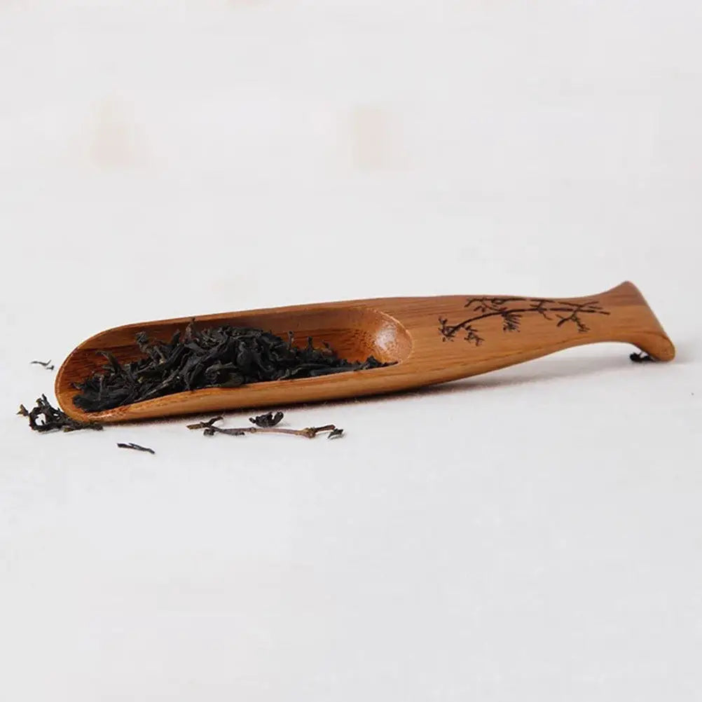 Bamboo Wood Tea Spoon Fishtail Eco-Friendly Scoop Bamboo Tea Scoop Richie's