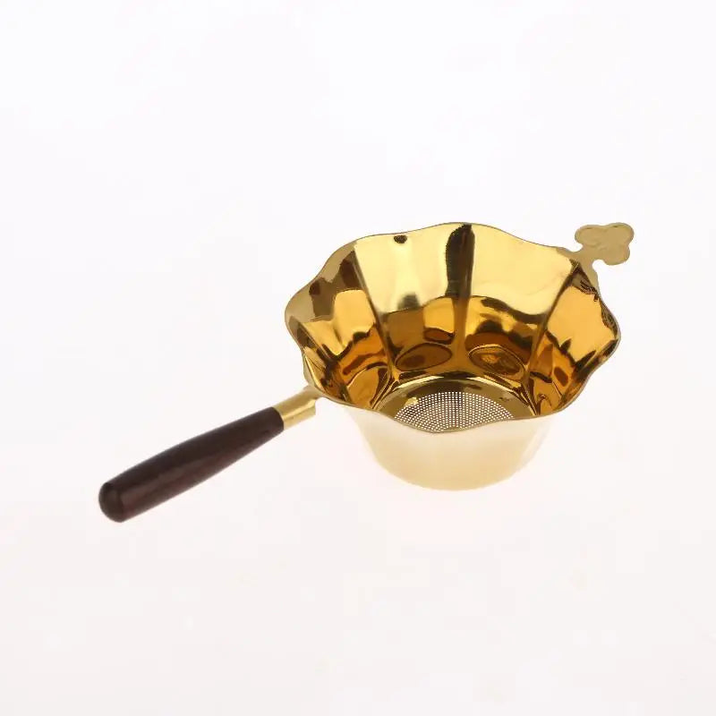 Koi Fish Tea Strainer – Fine Mesh Alloy Filter Gold & Silver Tea Strainer Richie's Gold