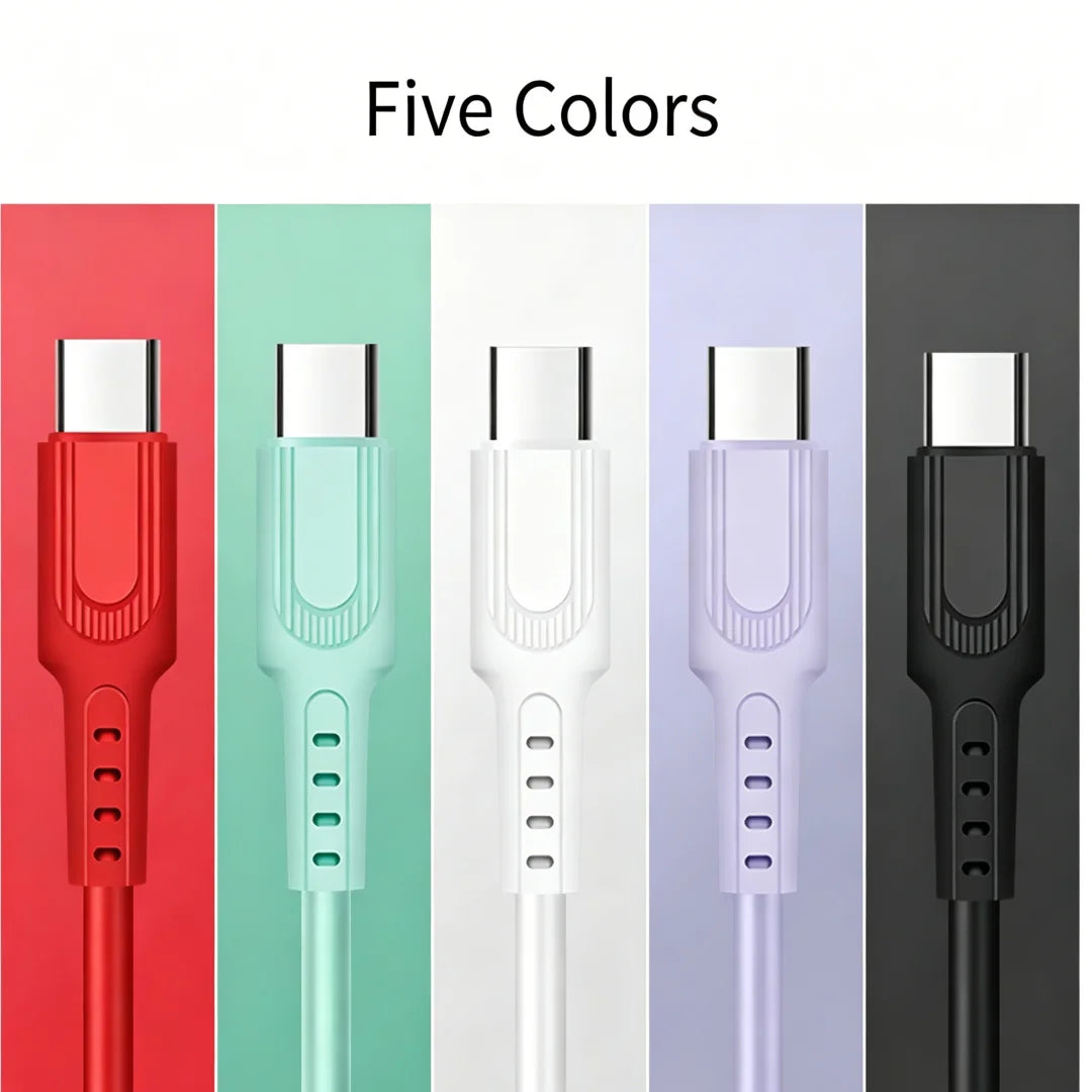 5A USB-A to USB-C Fast Charging Cable 1.5m – 4 Colors USB Charging Cable Richie's