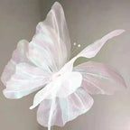 Giant Silk Artificial Butterfly Flower Branch 40–50cm Décor Artificial Flower Branch Richie's White
