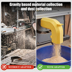Table Saw Dust Collector Snap-On Adapter with Dual Hooks Dust Collection Adapter Richie's
