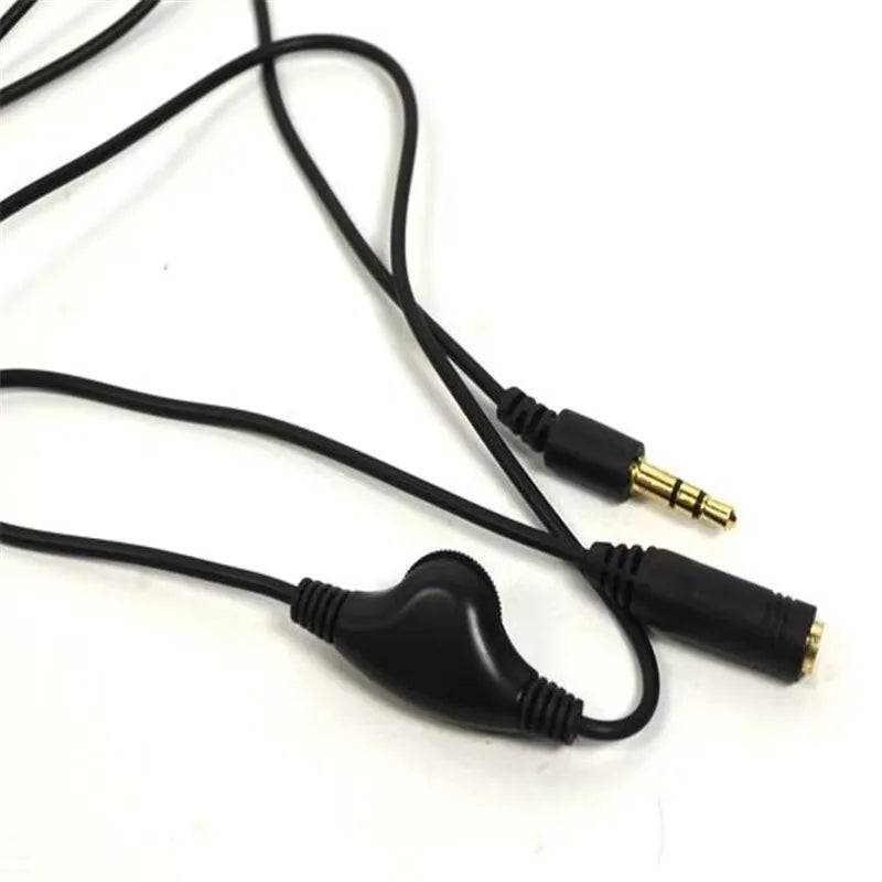 3.5mm AUX Male to Female Extension Cable with Volume Control Audio Extension Cable Richie's
