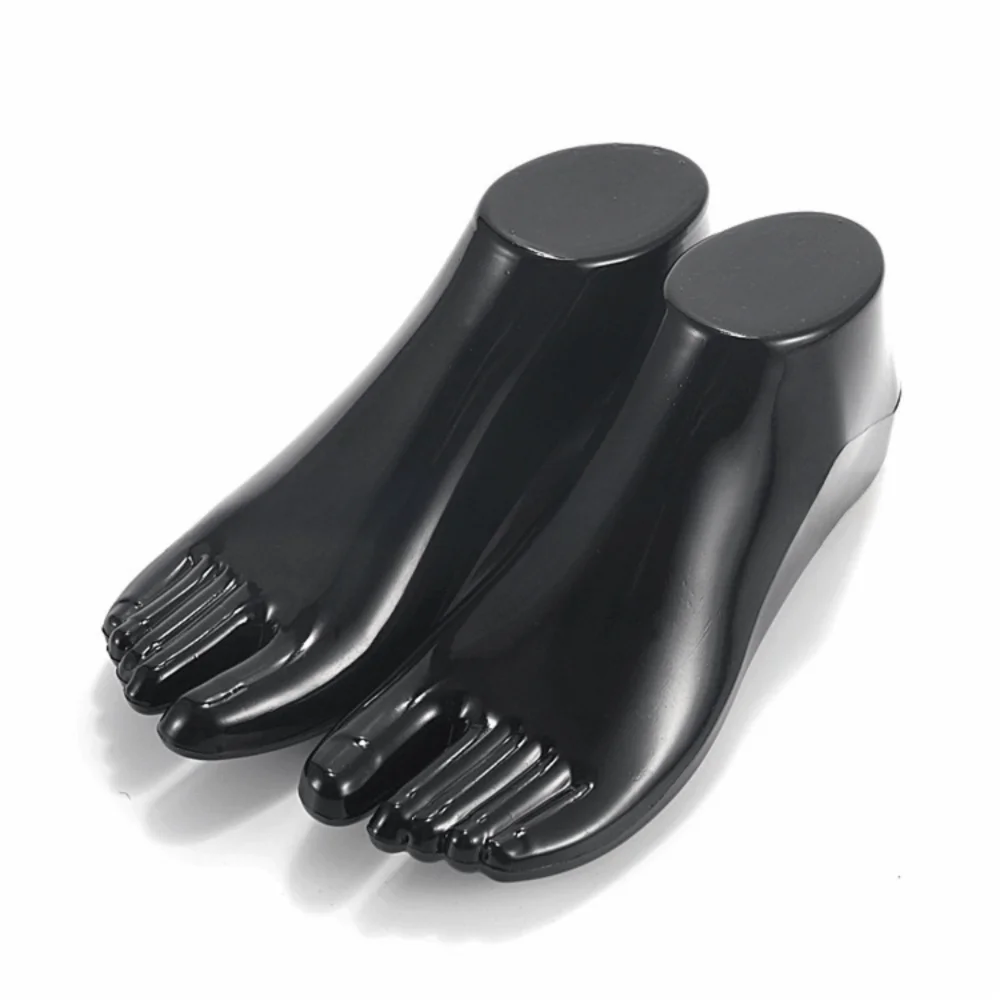 Female Plastic Mannequin Foot Model Pair – Shoe & Sock Display Mannequin Foot Display Richie's Black