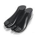 Female Plastic Mannequin Foot Model Pair – Shoe & Sock Display Mannequin Foot Display Richie's Black