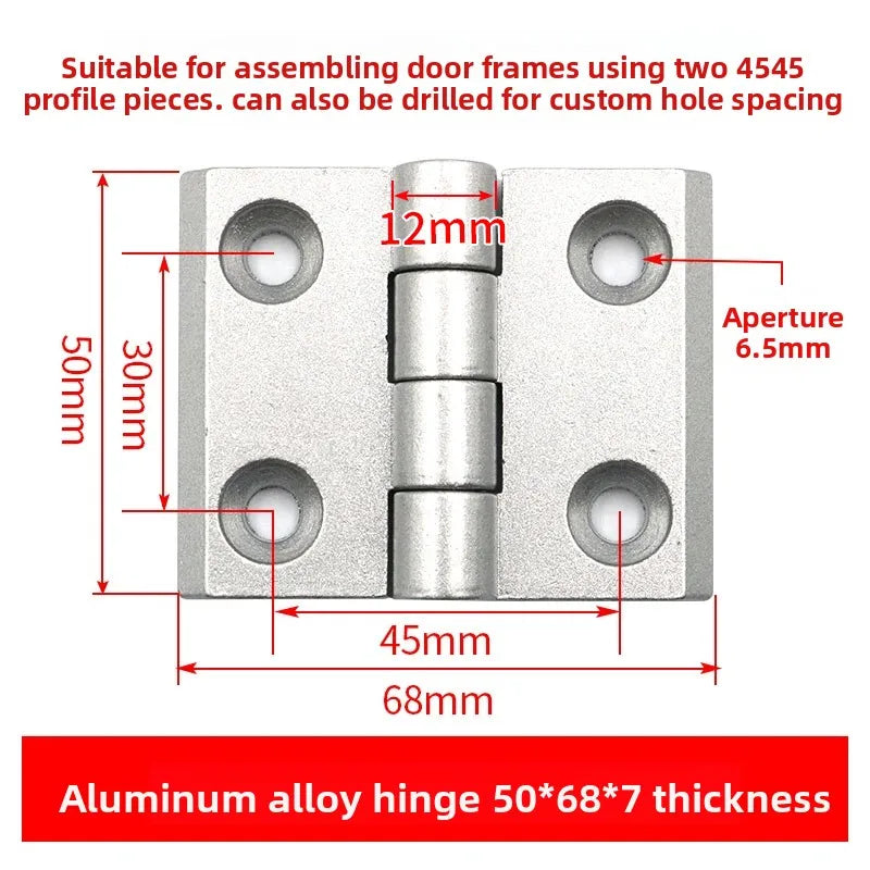 Aluminum Gun Stock Hinges 2020/3030/4040/5050 – Doors & Cabinets Door Cabinet Hinge Richie's 4545 Silver 30x45
