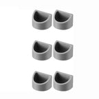 6-Pack Adhesive Glasses Holder Wall Mount Sunglass Organizer Glasses Organizer Richie's Grey