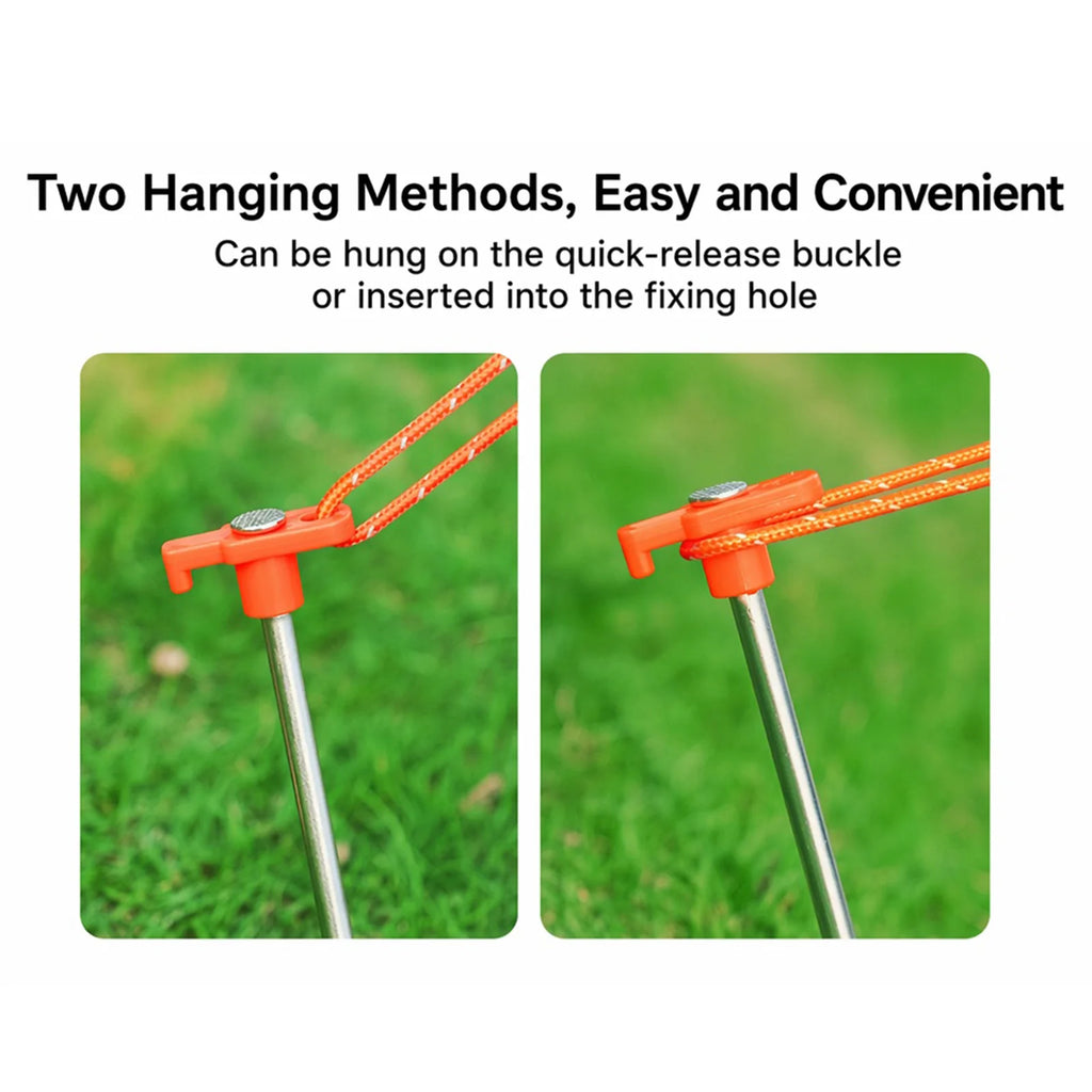 7" T-Shaped Tent Stakes – Heavy Duty Ground Pegs for Camping Tent Stakes Richie's