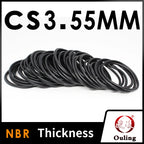 Black NBR Nitrile O-Rings CS3.55mm – Seals, Gaskets & Washers Rubber O-Ring Seals Richie's