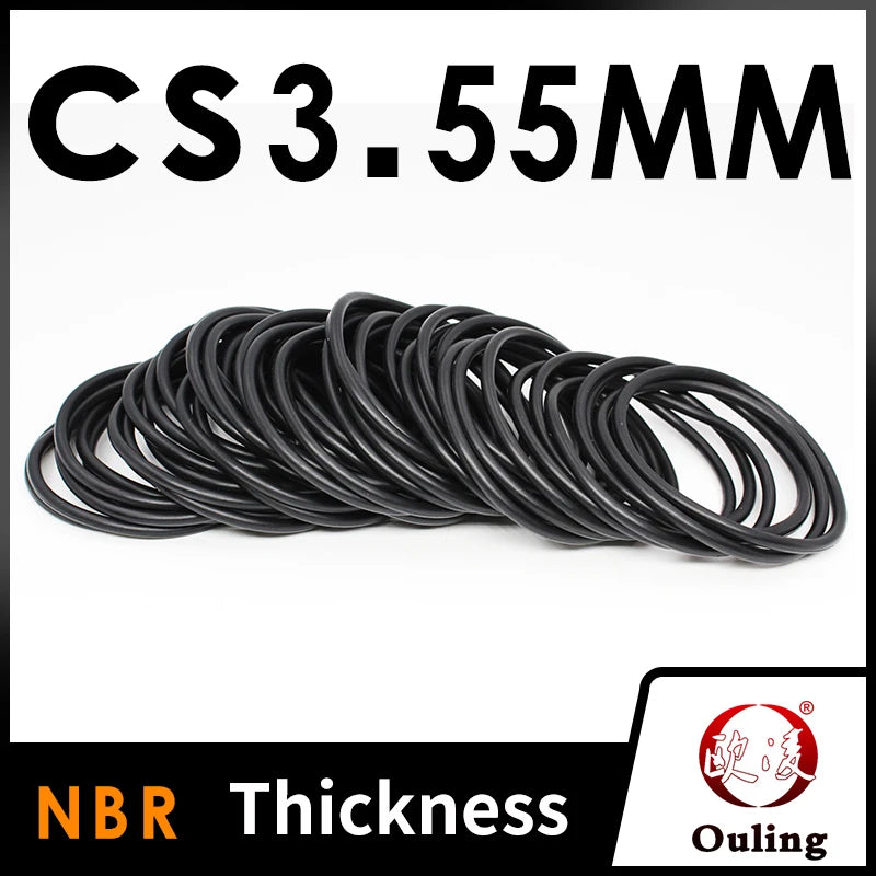 Black NBR Nitrile O-Rings CS3.55mm – Seals, Gaskets & Washers Rubber O-Ring Seals Richie's