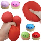 Glitter Dumpling Squishy Sensory Fidget Toy with Steamer Box Squishy Fidget Toy Richie's