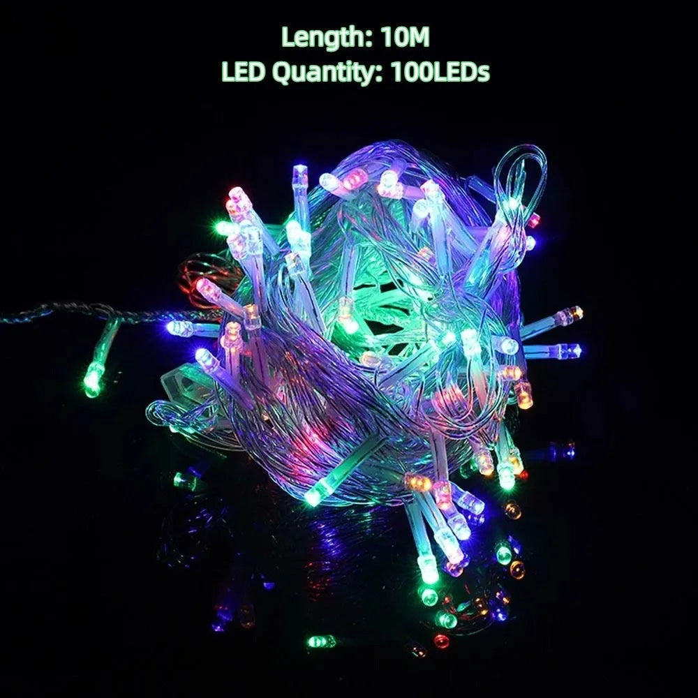 10M 100 LED Fairy String Lights Waterproof Holiday Garland LED String Lights Richie's