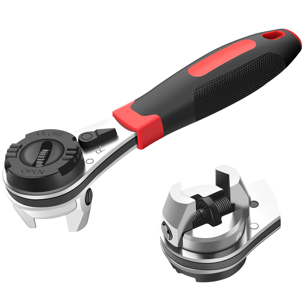 Heavy Duty Adjustable Ratchet Wrench – Non-Slip Steel Socket Ratchet Wrench Richie's